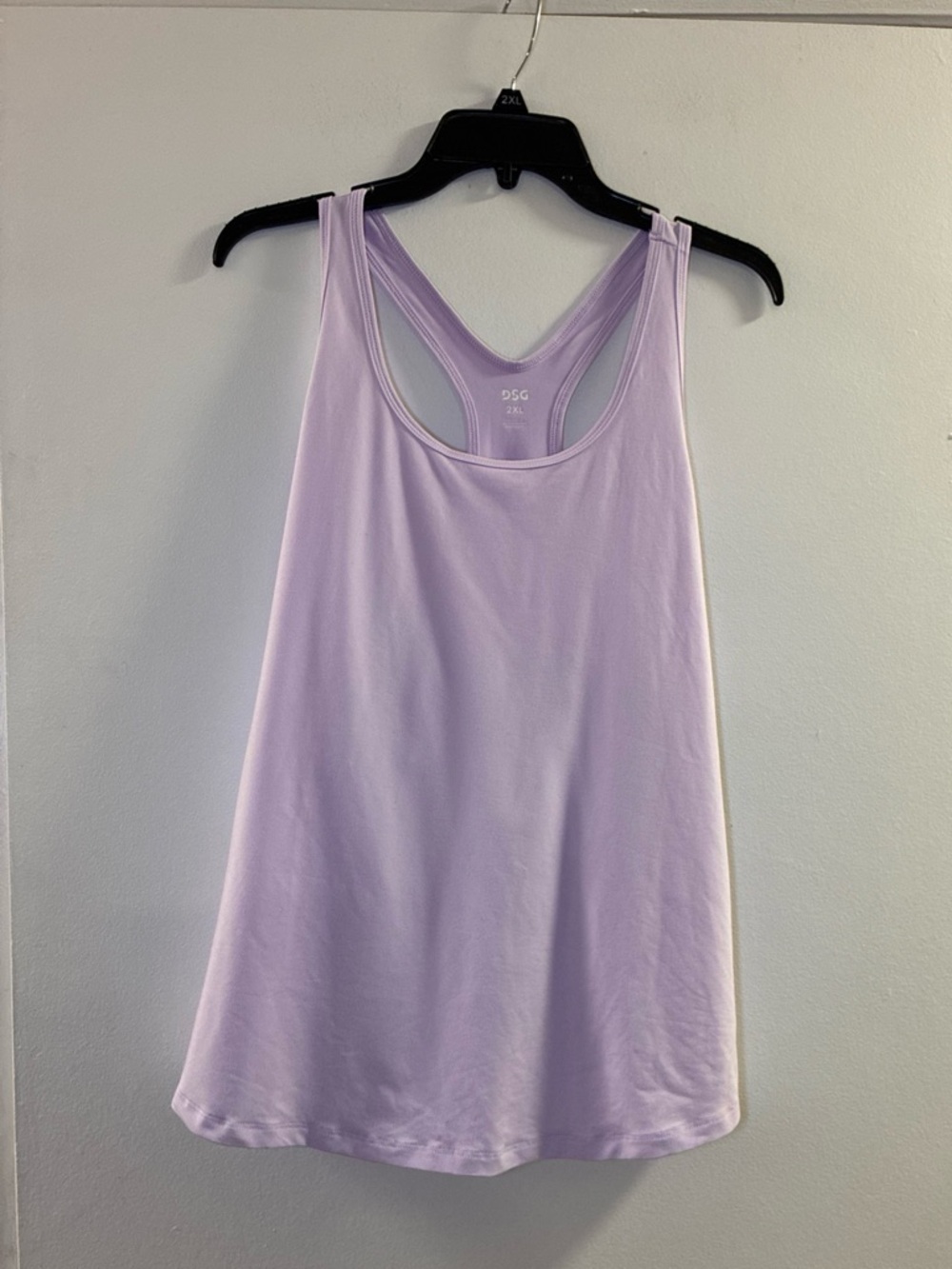 NWT DSG Light Lavender Racerback Tank Top